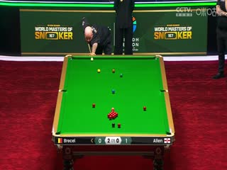 2024斯诺克利雅得世界大师赛决赛马克·艾伦2-4布雷切尔20240306