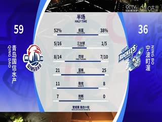 CBA常规赛第40轮青岛国信水产VS宁波町渥20240307（刘沛元）