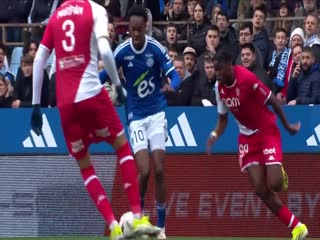 法甲斯特拉斯堡vs摩纳哥(赵昊晨)20240310