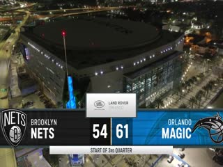 NBA常规赛篮网VS魔术20240314