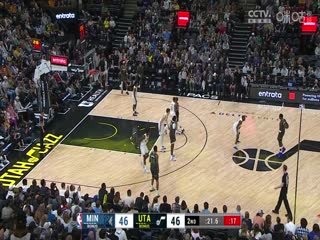 NBA常规赛森林狼VS爵士20240317