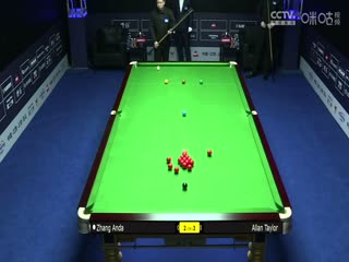 斯诺克世界公开赛第一轮张安达5-3艾伦·泰勒20240318