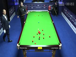 斯诺克世界公开赛第一轮卢卡斯·克莱克斯4-5多米尼克·戴尔20240318