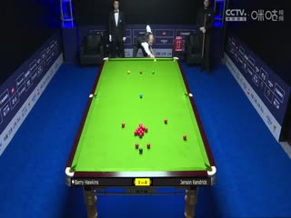 斯诺克世界公开赛第一轮简森·肯德里克2-5巴里·霍金斯20240318