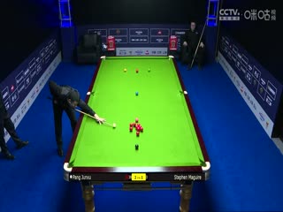 斯诺克世界公开赛64进32斯蒂芬·马奎尔5-3庞俊旭20240319
