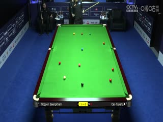 斯诺克世界公开赛64进32曹宇鹏5-3诺鹏·桑坎姆20240319