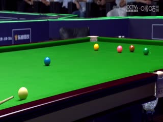 斯诺克世界公开赛32进16丁俊晖5-1曹宇鹏20240320