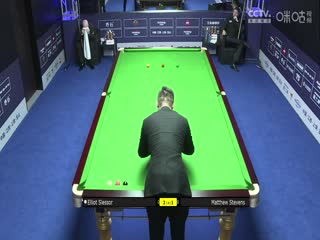 斯诺克世界公开赛32进16马修·史蒂文斯5-1埃利奥特·斯莱塞20240320