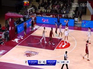 CBA常规赛第46轮浙江稠州金租VS深圳马可波罗20240321（庄宁宇、张兆旭、王羽希）