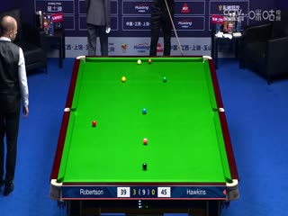 斯诺克世界公开赛四分之一决赛尼尔·罗伯逊5-2巴里·霍金斯20240322
