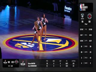 NBA常规赛灰熊VS掘金20240326