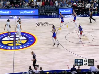 NBA常规赛森林狼VS掘金20240330