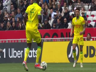 法甲联赛尼斯VS南特20240331