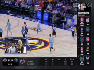 NBA常规赛马刺VS掘金20240403