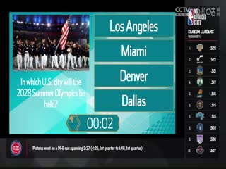 NBA常规赛开拓者VS黄蜂20240404