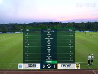 中乙海口名城尚南堂VS广东广州豹20240415