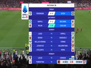 意甲联赛AC米兰VS卡利亚里20240512