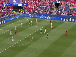 欧洲杯小组赛匈牙利VS瑞士20240615