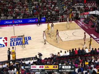 NBA夏季联赛火箭VS湖人20240713