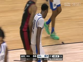 NBA夏季联赛热火VS独行侠20240718