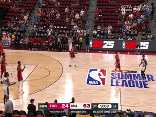 NBA夏季联赛猛龙VS热火20240720