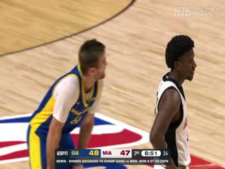 NBA夏季联赛勇士VS热火20240722