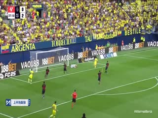 西甲联赛比利亚雷亚尔VS巴塞罗那20240923