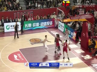 CBA常规赛第1轮山西汾酒VS广东东阳光20241013