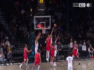 NBA季前赛奇才VS篮网20241015