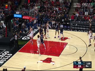 NBA季前赛森林狼VS公牛20241017