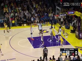 NBA常规赛森林狼VS湖人20241023