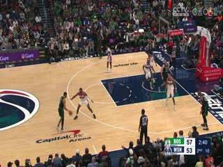 NBA常规赛凯尔特人VS奇才20241025