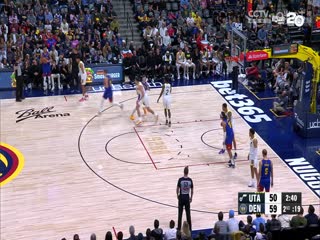 NBA常规赛爵士VS掘金20241103