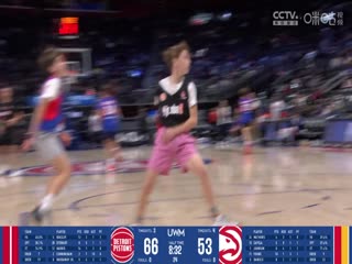 NBA常规赛老鹰VS活塞20241109