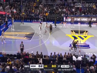 NBA杯灰熊VS勇士20241116