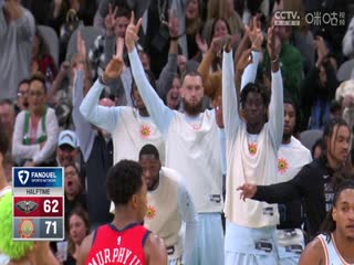 NBA常规赛鹈鹕VS马刺20241209