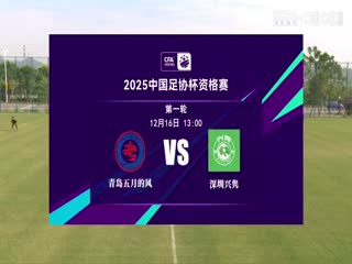 足协杯资格赛青岛五月的风VS深圳兴隽20241216