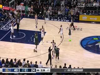 NBA常规赛勇士VS森林狼20241222