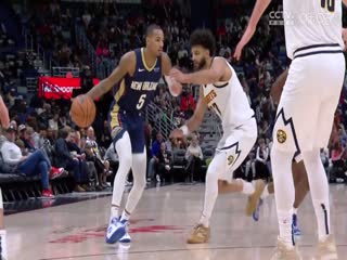 NBA常规赛掘金VS鹈鹕20241223