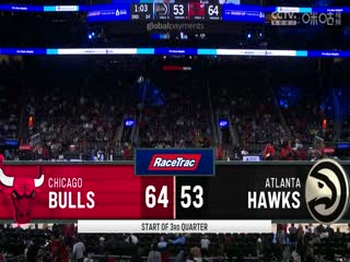 NBA常规赛公牛VS老鹰20241227