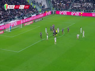 意大利杯四分之一决赛尤文图斯VS恩波利20250227