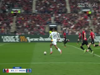 法甲联赛雷恩VS巴黎圣日耳曼20250309