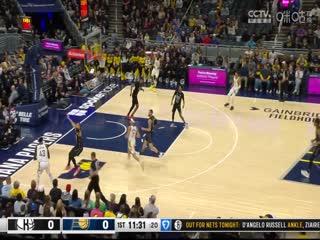 NBA常规赛篮网VS步行者20250323