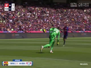 西甲联赛巴塞罗那VS塞尔塔20250419