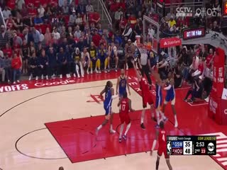 NBA季后赛勇士VS火箭20250424