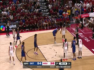 NBA夏季联赛活塞VS火箭20250714