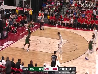 NBA夏季联赛雄鹿VS快船20250714