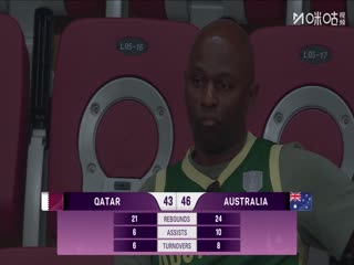 男篮亚洲杯卡塔尔VS澳大利亚20250810