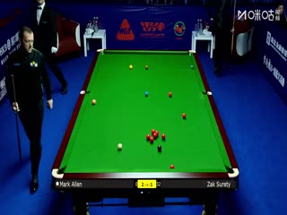 2025斯诺克武汉公开赛64进32马克·艾伦5-1扎克·舒尔第20250825