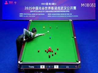 2025斯诺克武汉公开赛64进32贾德·特鲁姆普5-1刘宏宇20250825